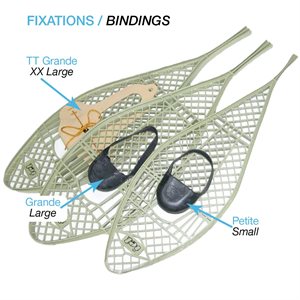 Moulded Resin Snowshoes, JR, P