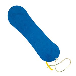 Plastic Snowsled with Rope, Green