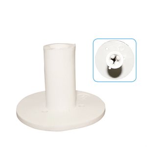 Rubber tee receptable