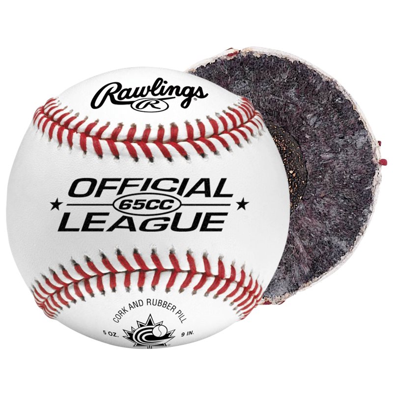 RAWLINGS Leather baseball