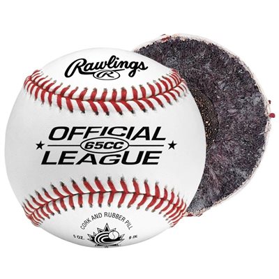 Balle de baseball Rawlings en cuir, 9&quot;