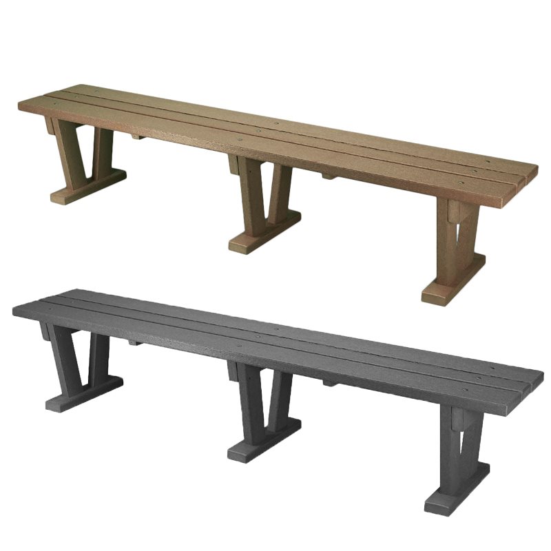 Locker room WIDE benches, 16-½" (42 cm) height