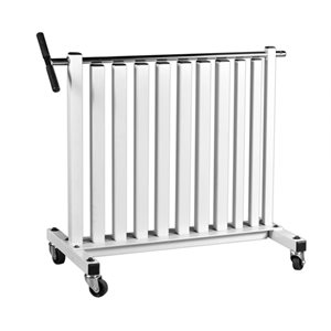 Dumbbell Rack on Wheels, 40"x39"x24-½"
