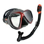 Scaup SIRENAS Snorkeling Mask with Deluxe Snorkel, Adult