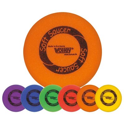 6 Volley® Foam Frisbees, 9-7 / 8"
