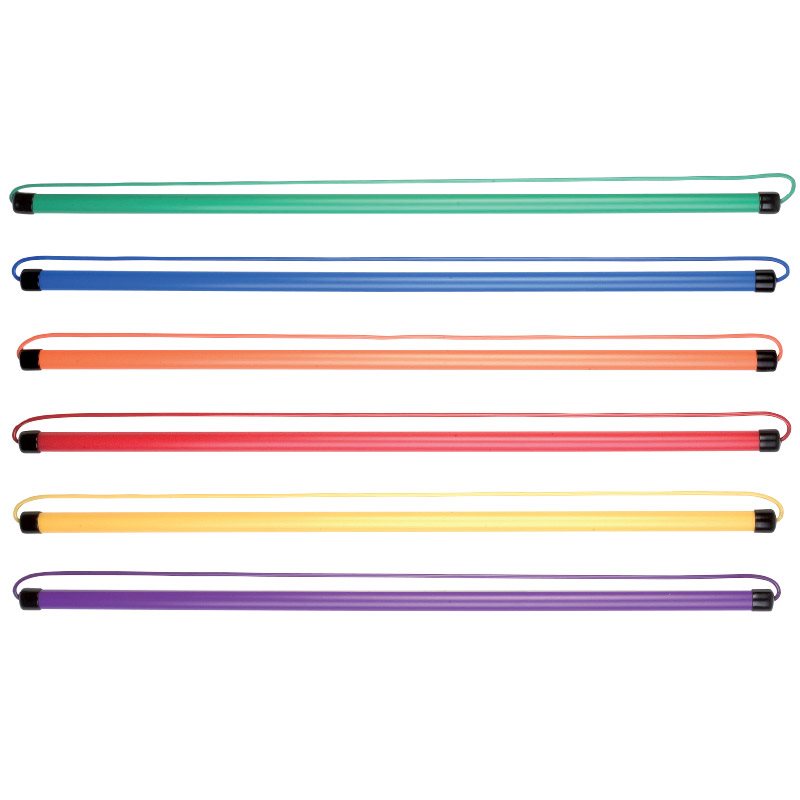 Set of 6 super "Jump" rope with rigid stick