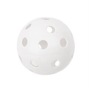 Balle perforée en plastique, 7,5 cm (3")