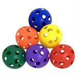 Perforated Plastic Balls, 3" (7.5 cm)