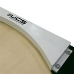 Plateforme de lancer du poids avec planche d’appui