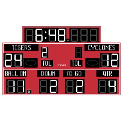 Tableau indicateur extérieur multisport 18’ x 10,6’