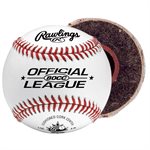 Balle de baseball Rawling Official League en cuir, 23 cm (9")