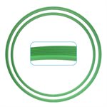 Pair of heavy-duty hoops, 24" and 28", red