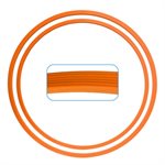 Pair of heavy-duty hoops, 24" and 28", red