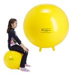 Ballon Sit'n'Gym, 18", jaune