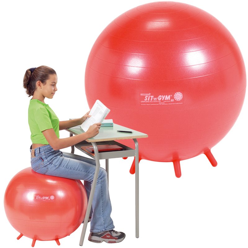 Ballon Sit'n'Gym sur pattes - 55 cm (22")