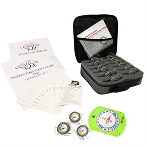 Orienteering Instructor's Kit, 12 Compasses