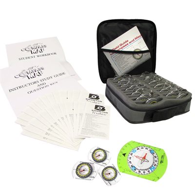 Orienteering Instructor's Kit, 24 Compasses