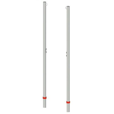 Pair of Badminton Posts, 1-7 / 8" Diam.