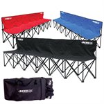 6-Seat Portable Kwik Bench, Blue