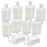 10 Lining Pegs for Marking System, White