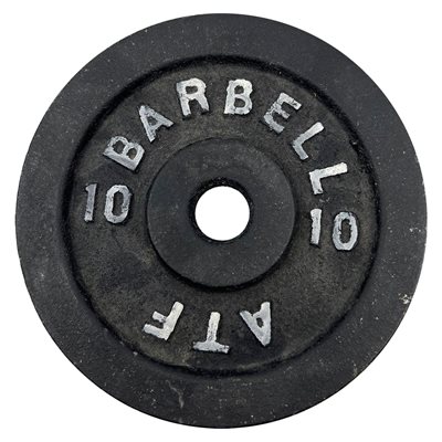 Plate Weight for Standard Bar, 10 Lb