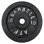 Plate Weight for Standard Bar, 10 Lb