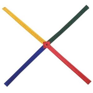 Flat Plastic Agility Cross