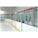 Protecteur pour extrémités de baies vitrées, blanc