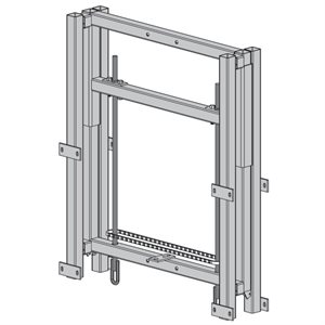 Basketball Height Adjustment System, 2 Screws