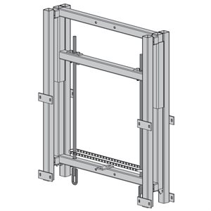Basketball Height Adjustment System, 2 Screws