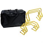 6 Adjustable Hurdles, 9"-12"