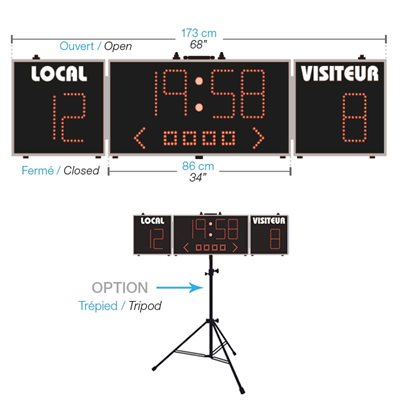 AMS Electronic Portable Battery Scoreboard