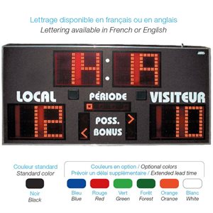 AMS Basketball Electronic Scoreboard, 13" Digits