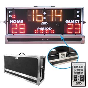 AMS Portable Electronic Scoreboard, 5" Digits