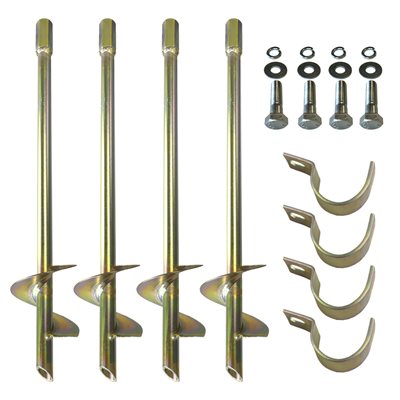 4 ancrages pour but de soccer Scoremaster, sans clef d'installation