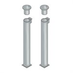 Ancrage de volleyball / tennis, anti-vol, 3-½"