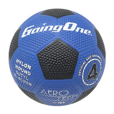 Blue Going One Aerotech Rubber Soccer Ball