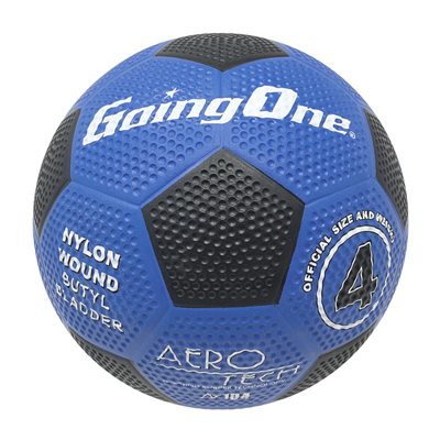 Blue Going One Aerotech Rubber Soccer Ball
