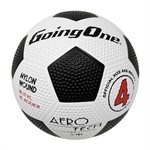 White Going One Aerotech Rubber Soccer Ball