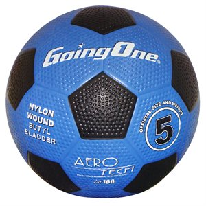 Blue Going One Aerotech Rubber Soccer Ball