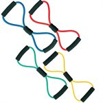 Elastic muscle toner loop with various resistance