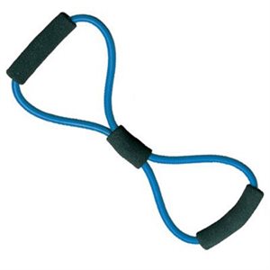 Elastic muscle toner loop with high resistance