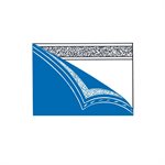 Bande d'aluminium murale avec velcro