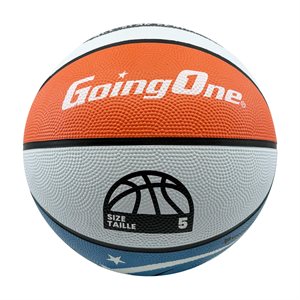 Recreational Rubber Basketball, #5, Tricolore
