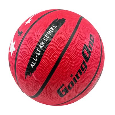 6 Rubber Basketballs, 6 Colours