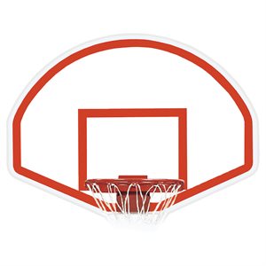 Panneau de basketball éventail en acier