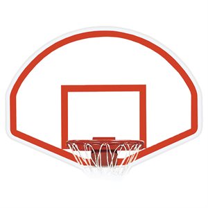 Dura Steel Galvanized Fan-Shaped Backboard, Front Mount