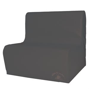 Foam Chair for 2 Children, Black