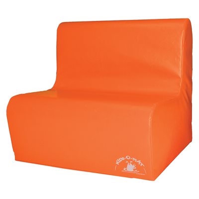 Foam Chair for 2 Children, Orange