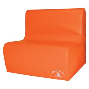 Foam Chair for 2 Children, Orange